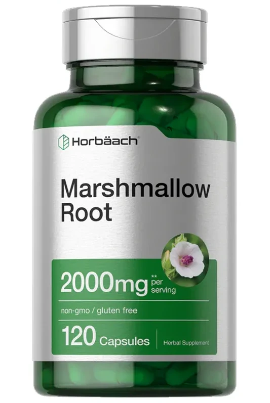 Marshmallow Root 2000mg per serving - 120 Capsules Marshmallow Root 2000mg per serving - 120 Capsules